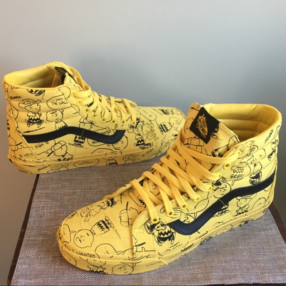 Vans Sk-8 Hi x Peanuts ‘Charlie Brown Maize’